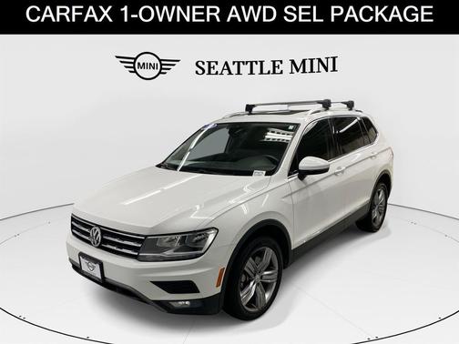 Pure White 2021 Volkswagen Tiguan 2.0T SEL SUV