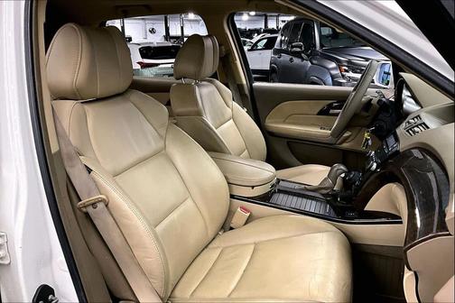 Aspen White Pearl 2010 Acura MDX 3.7L Technology