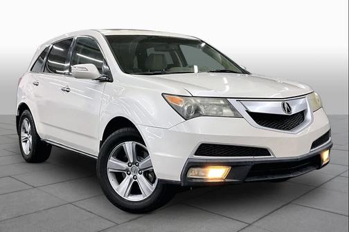 Aspen White Pearl 2010 Acura MDX 3.7L Technology