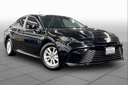 Midnight Black Metallic 2025 Toyota Camry LE