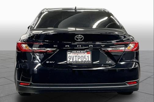 Midnight Black Metallic 2025 Toyota Camry LE