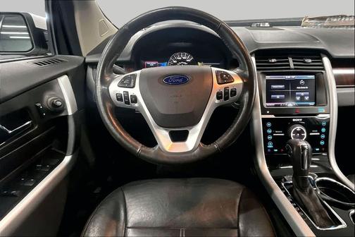 White Platinum Metallic Tri-Coat 2014 Ford Edge Limited