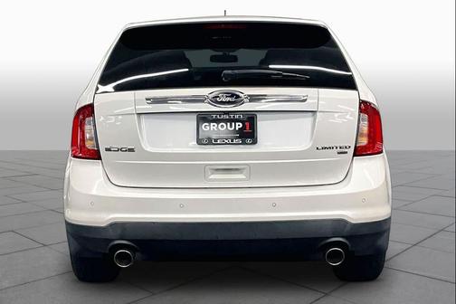 White Platinum Metallic Tri-Coat 2014 Ford Edge Limited
