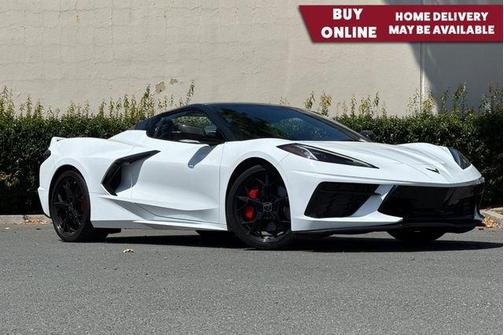 Arctic White 2021 Chevrolet Corvette Stingray w/3LT