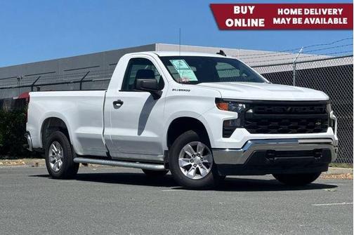 Summit White 2025 Chevrolet Silverado 1500 WT
