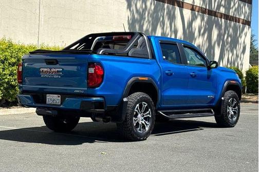Dynamic Blue Metallic 2024 GMC Canyon AT4