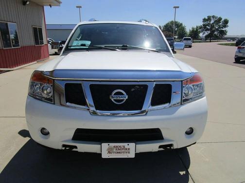 Pearl White 2013 Nissan Armada Platinum