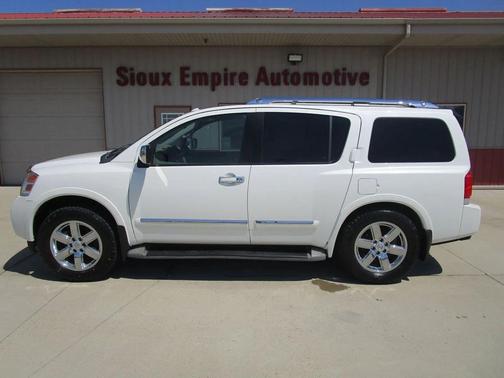 Pearl White 2013 Nissan Armada Platinum