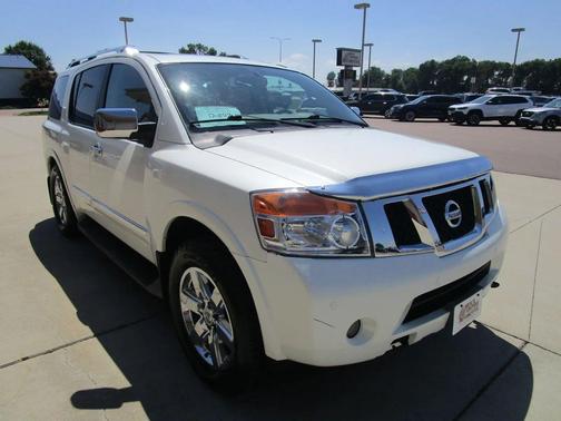 Pearl White 2013 Nissan Armada Platinum