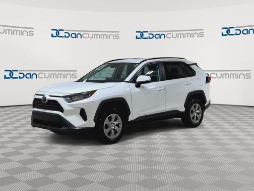 Super White 2019 Toyota RAV4 LE