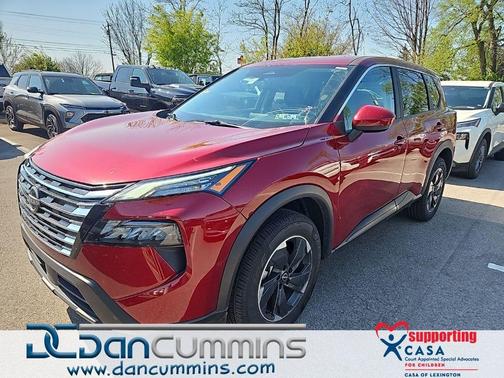 Scarlet Ember 2025 Nissan Rogue SV