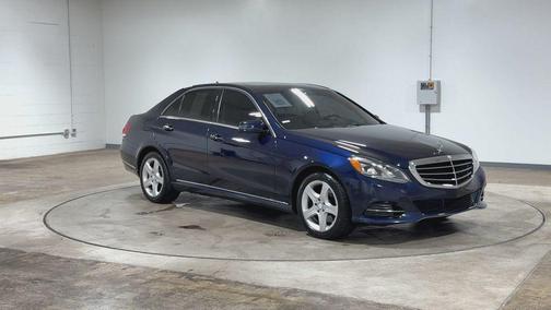 Blue 2014 Mercedes-Benz E-Class E 350 4MATIC