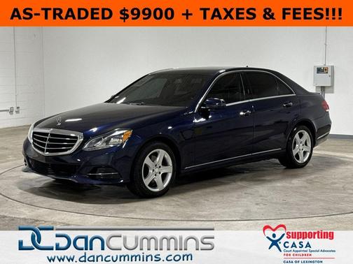 Blue 2014 Mercedes-Benz E-Class E 350 4MATIC