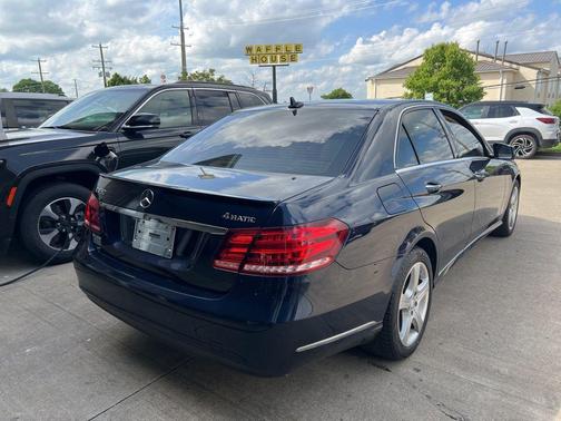 Blue 2014 Mercedes-Benz E-Class E 350 4MATIC