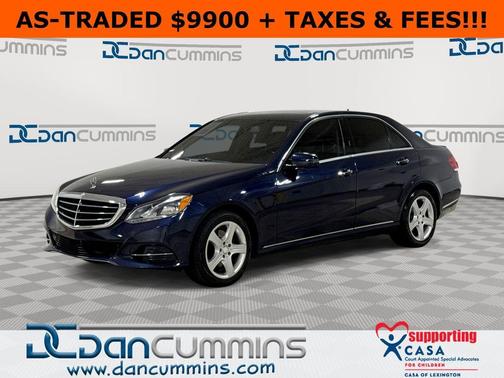 Blue 2014 Mercedes-Benz E-Class E 350 4MATIC