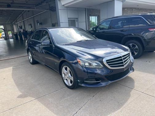 Blue 2014 Mercedes-Benz E-Class E 350 4MATIC