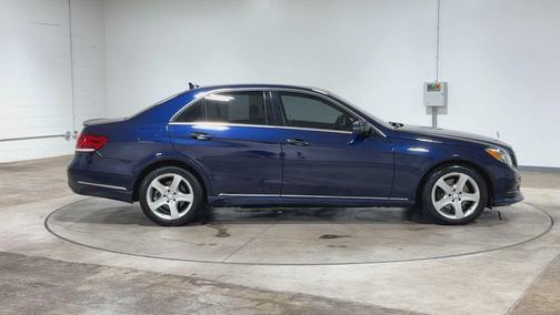 Blue 2014 Mercedes-Benz E-Class E 350 4MATIC
