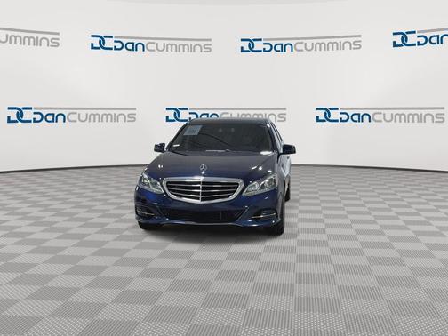 Blue 2014 Mercedes-Benz E-Class E 350 4MATIC