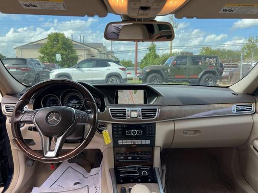 Blue 2014 Mercedes-Benz E-Class E 350 4MATIC