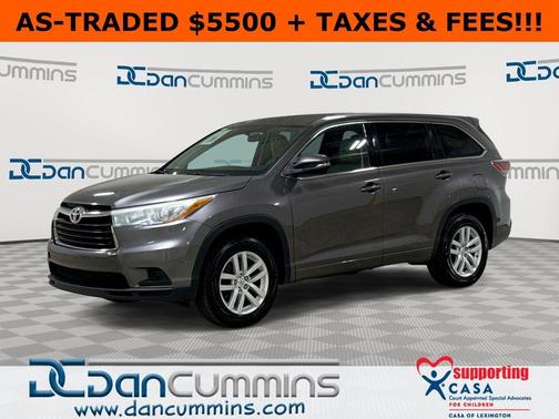 Predawn Gray Mica 2015 Toyota Highlander LE