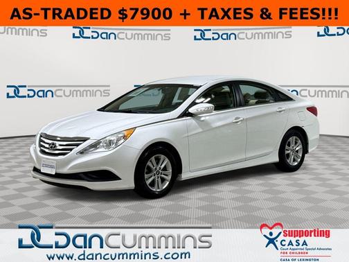 Pearl White 2014 Hyundai SONATA GLS