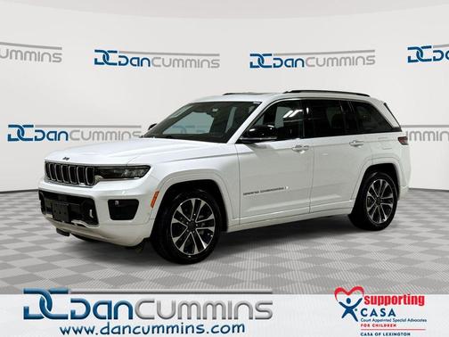 Bright White Clearcoat 2022 Jeep Grand Cherokee Overland