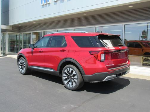 Rapid Red Metallic Tinted Clearcoat 2026 Ford Explorer Platinum