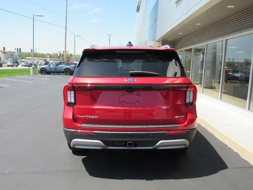 Rapid Red Metallic Tinted Clearcoat 2026 Ford Explorer Platinum