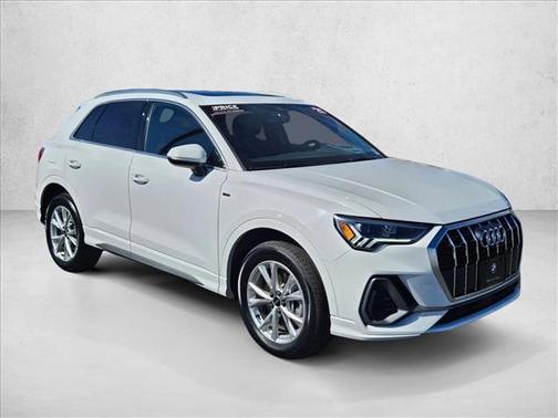 Glacier White Metallic 2025 Audi Q3 Premium 45 TFSI S line quattro Tiptronic