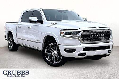 Ivory White Tri-Coat Pearlcoat 2021 RAM 1500 Limited