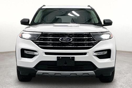 Star White Metallic Tri-Coat 2023 Ford Explorer XLT