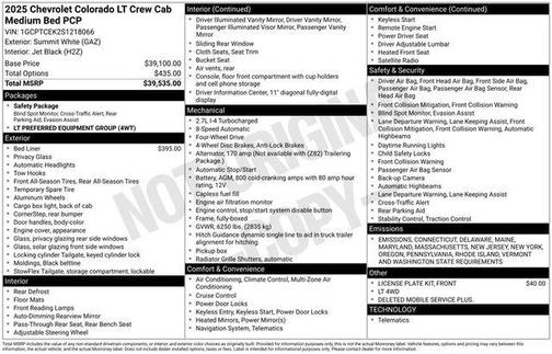 2025 Chevrolet Colorado LT