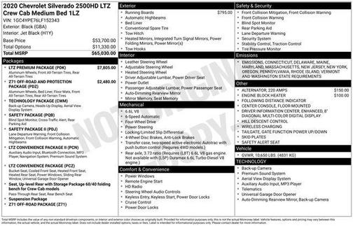 2020 Chevrolet Silverado 2500 LTZ