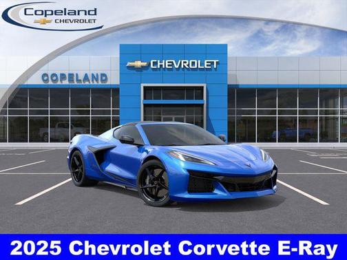 Riptide Blue Metallic 2025 Chevrolet Corvette E-Ray RWD Coupe 2LZ