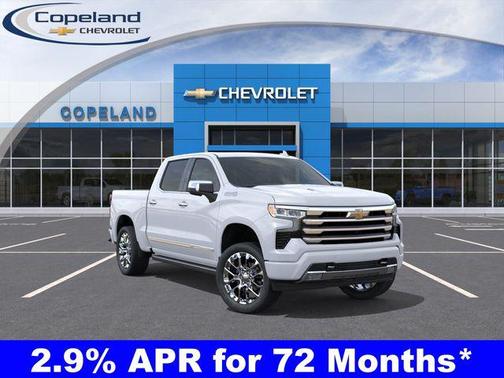 Polar White Tricoat 2026 Chevrolet Silverado 1500 High Country