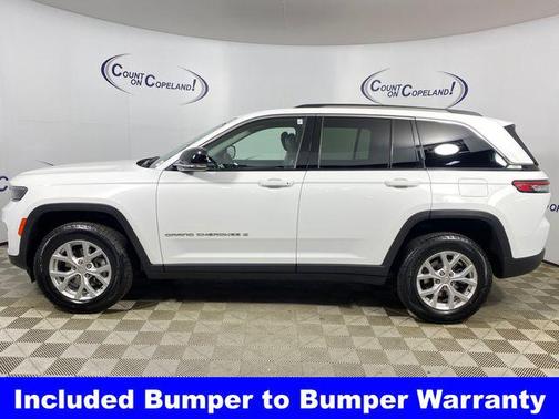 Bright White Clearcoat 2023 Jeep Grand Cherokee Limited