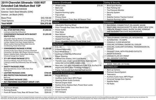 2019 Chevrolet Silverado 1500 RST