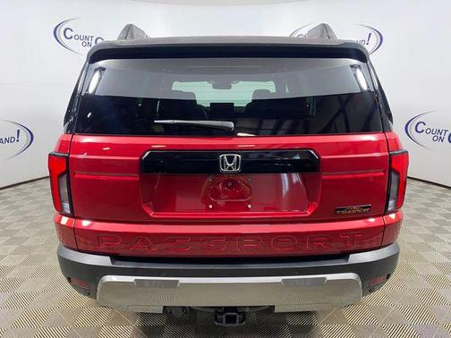 Radiant Red Metallic II 2026 Honda Passport AWD TrailSport Elite Blackout