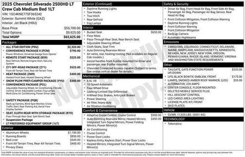 2025 Chevrolet Silverado 2500 LT