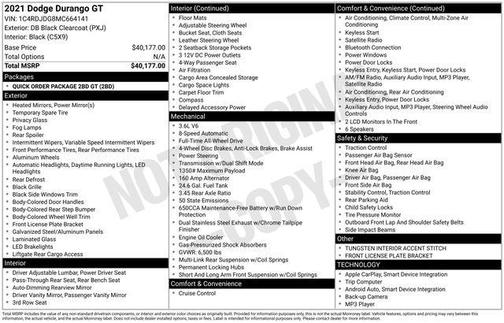 2021 Dodge Durango GT AWD