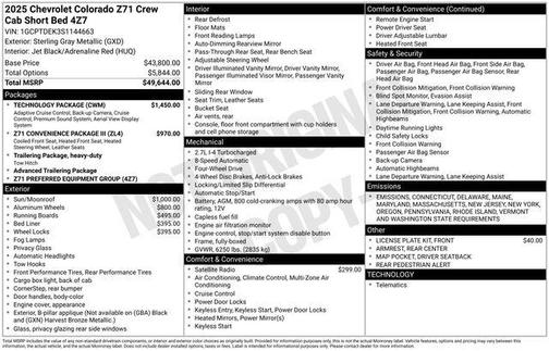 2025 Chevrolet Colorado Z71