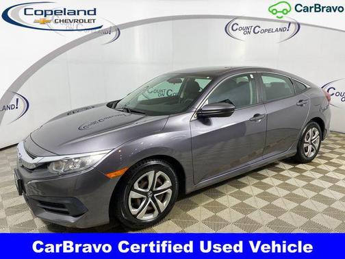 Grey 2016 Honda Civic LX
