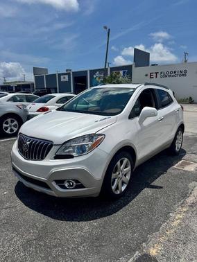 White Pearl Tri-Coat 2015 Buick Encore Leather