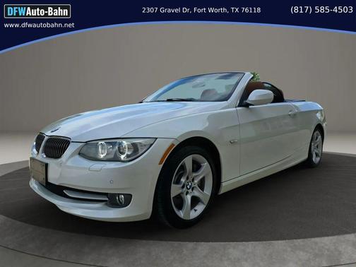 White 2013 BMW 335 335i Convertible 2D