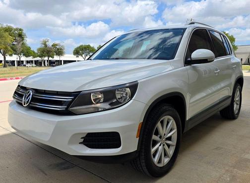 Pure White 2017 Volkswagen Tiguan 2.0T Wolfsburg Edition