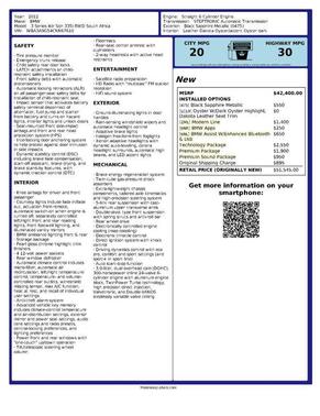 Black Sapphire Metallic 2012 BMW 335 335i Sedan 4D