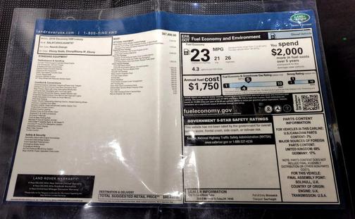 2018 Land Rover Discovery HSE LUXURY