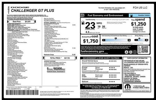 Frostbite 2021 Dodge Challenger GT