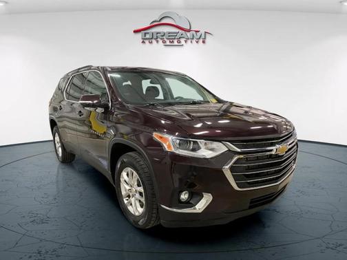 Black Cherry Metallic 2020 Chevrolet Traverse LT Leather