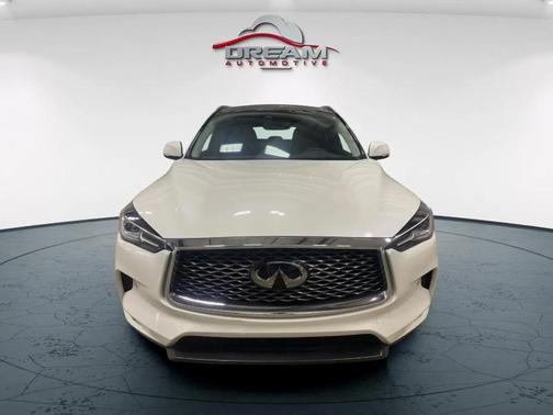 Majestic White 2022 INFINITI QX50 LUXE AWD